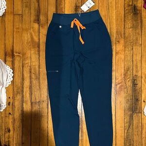 FIGS XS Zamora High waisted 2.0 joggers- DEEP REEF